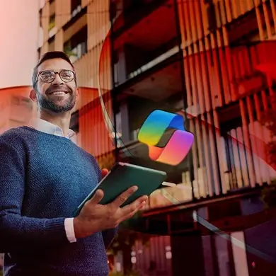 AP Website Slider 4 Reimagine Work with Microsoft AI mobile