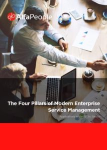 Fire grundpiller til en succesfuld Modern Enterprise Service Management-løsning