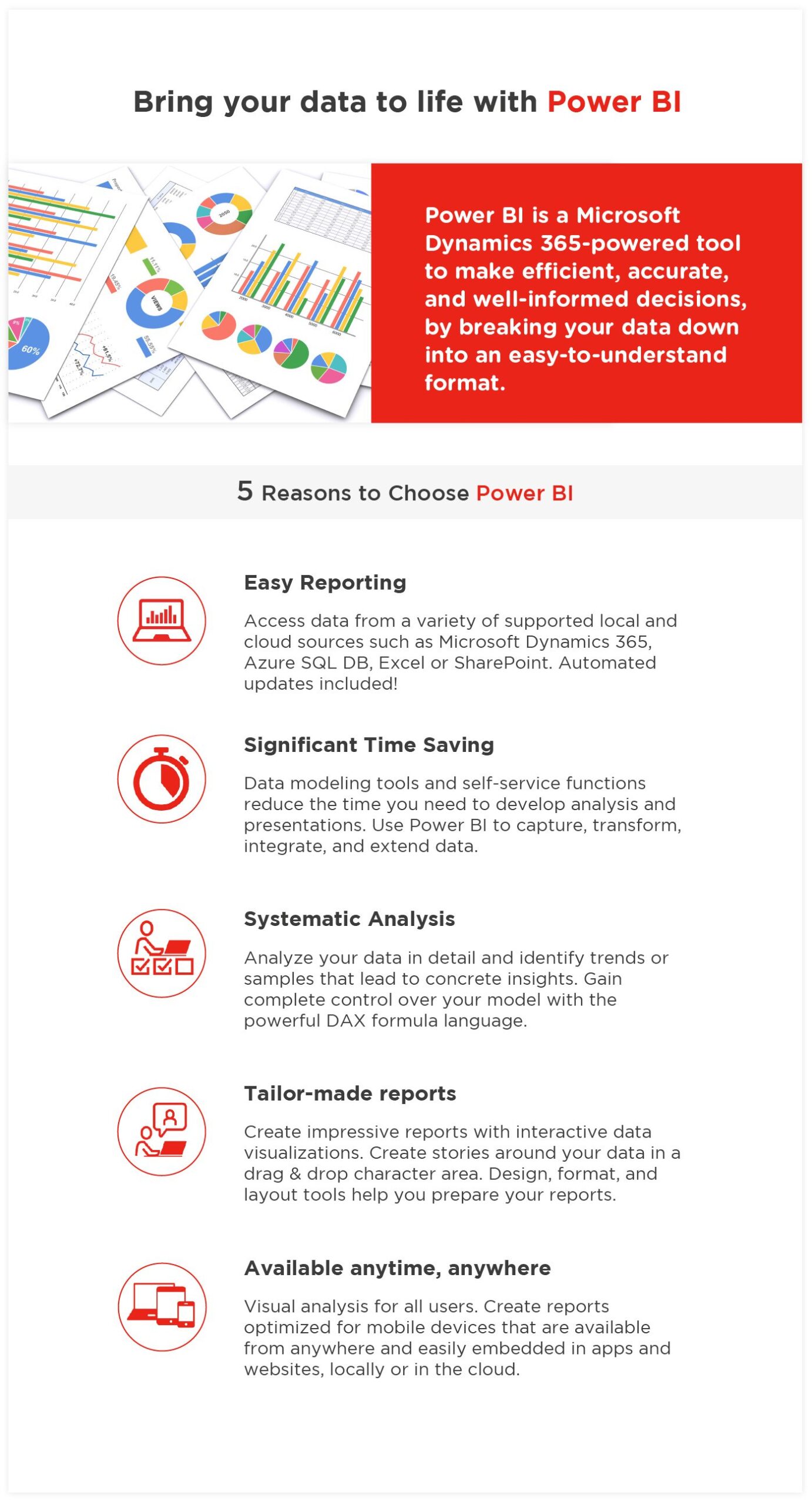 Infographic: Bring your data to life with Power BI