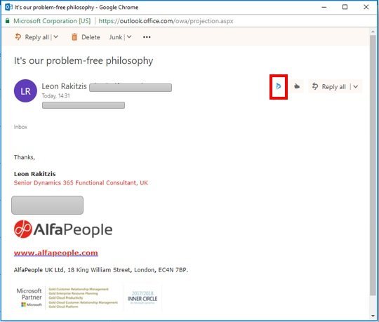 AlfaHacks: Leon Explains How to Link Microsoft Dynamics 365 to your Mobile Outlook App! AlfaHacks: Leon Explains How to Link Microsoft Dynamics 365 to your Outlook App!