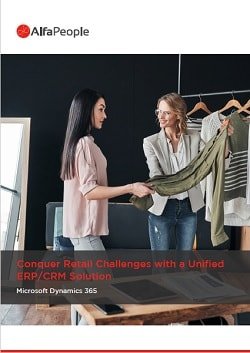 Microsoft Dynamics 365 – Always the First Choice Conquer Retail Challenges with a Unified ERP/CRM Solution Whitepaper's Cover