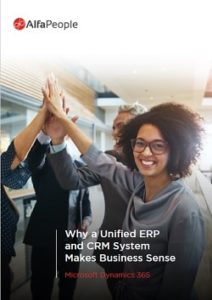 Why a unified ERP and CRM system makes retail business sense Whitepaper's Cover
