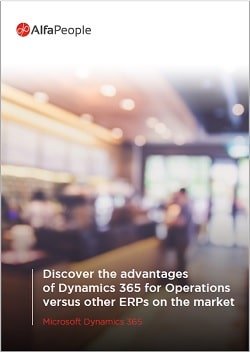 Discover The Advantages of Dynamics 365 for Finance and Operations Versus Other ERPs Whitepaper's Cover