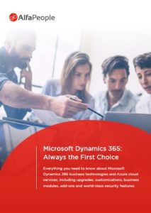 Microsoft Dynamics 365 - Always the First Choice Whitepaper's Cover