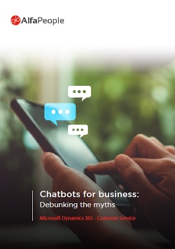 Chatbots for business: Debunking the myths Chatbots for business: Debunking the myths Whitepaper's Cover