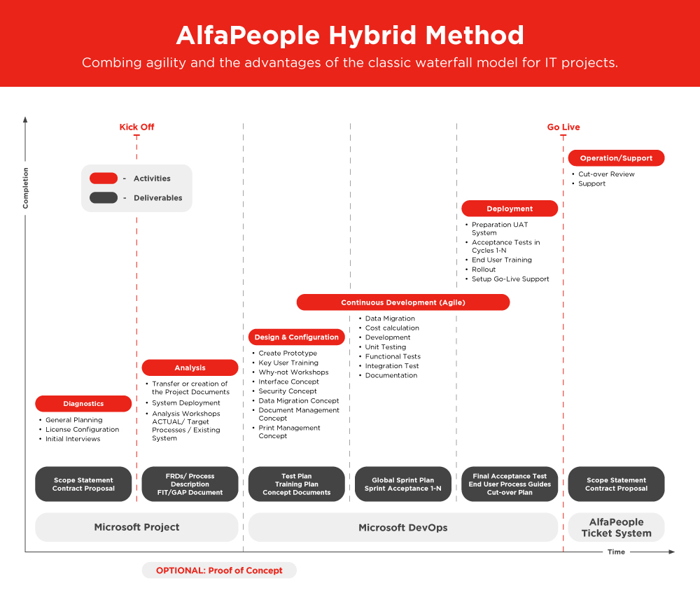 Infographic: AlfaPeople Hybrid Method