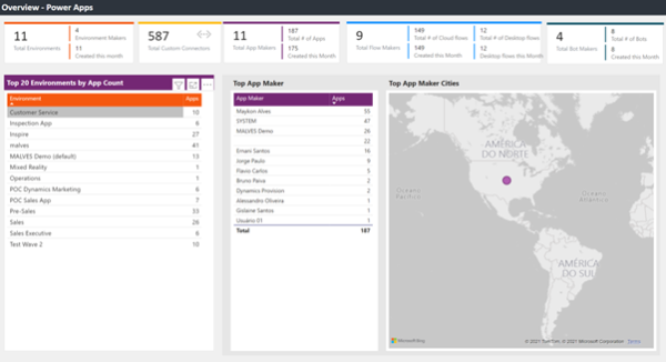 Figure 5 – Power Apps Overview