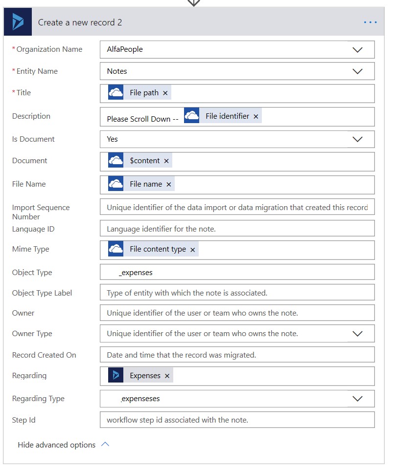 how to lodge travel expenses in dynamics 365 with power automate 8